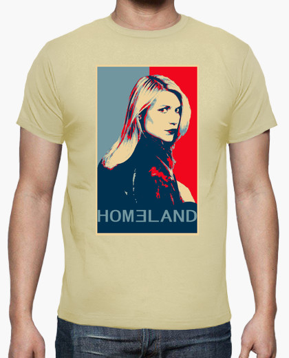 camiseta de la serie homeland con carrie para chico