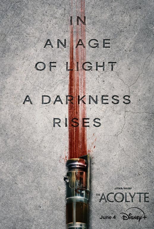 póster de la serie El acólito de Star Wars